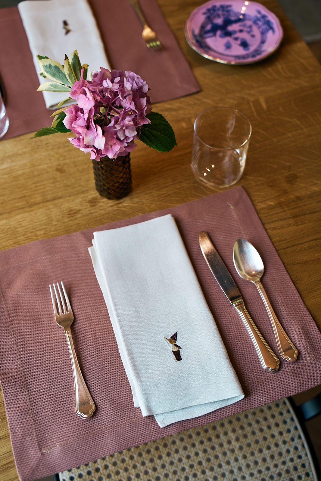 Embroidered Pinocchio Table Set